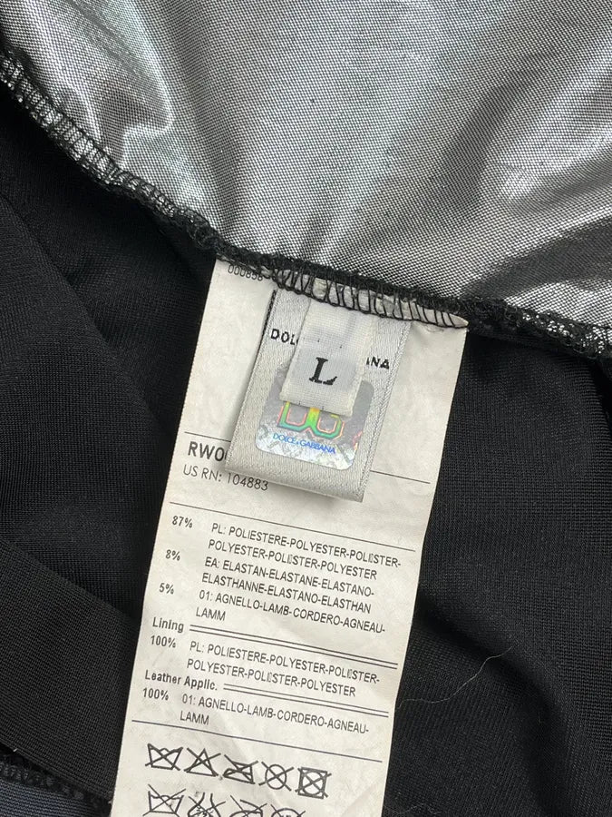 2000s Dolce & Gabbana Black & White Lined Zip-up Sweater CmYxUfS 9