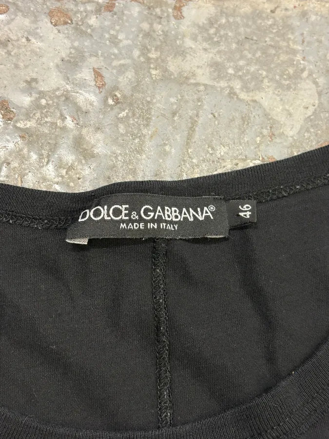 2000s Dolce & Gabbana Black Al Pacino T-Shirt DjueDyZ 8
