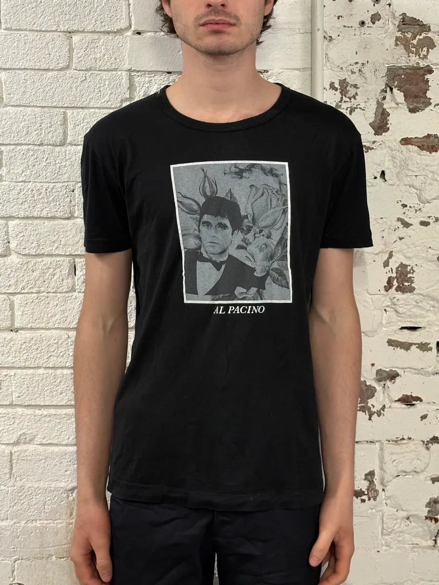 2000s Dolce & Gabbana Black Al Pacino T-Shirt DjueDyZ 1