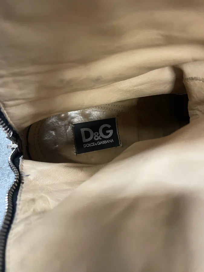 2000s Dolce & Gabbana Black Ankle Buckle Boots (44eu/us10) idEpZYh 10