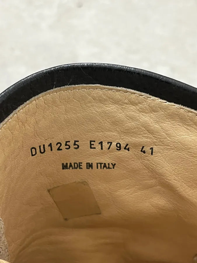 2000s Dolce & Gabbana Black Buckle Leather Boots OwdUJAJ 9