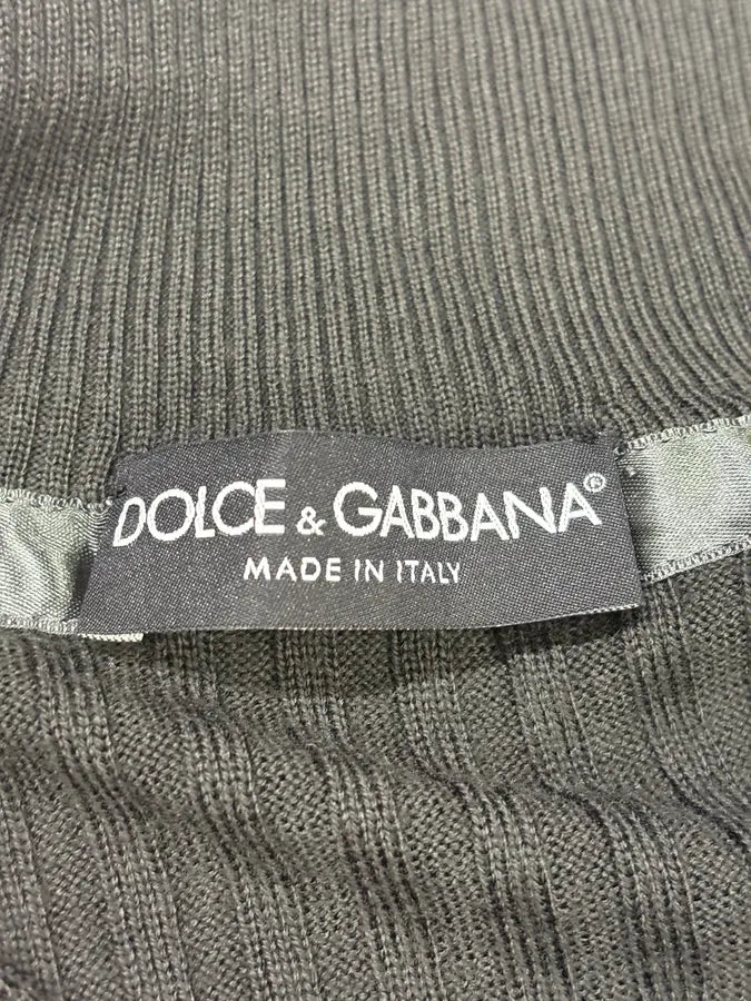 2000s Dolce & Gabbana Black Buttoned Longsleeves Sweater HmbikEq 7