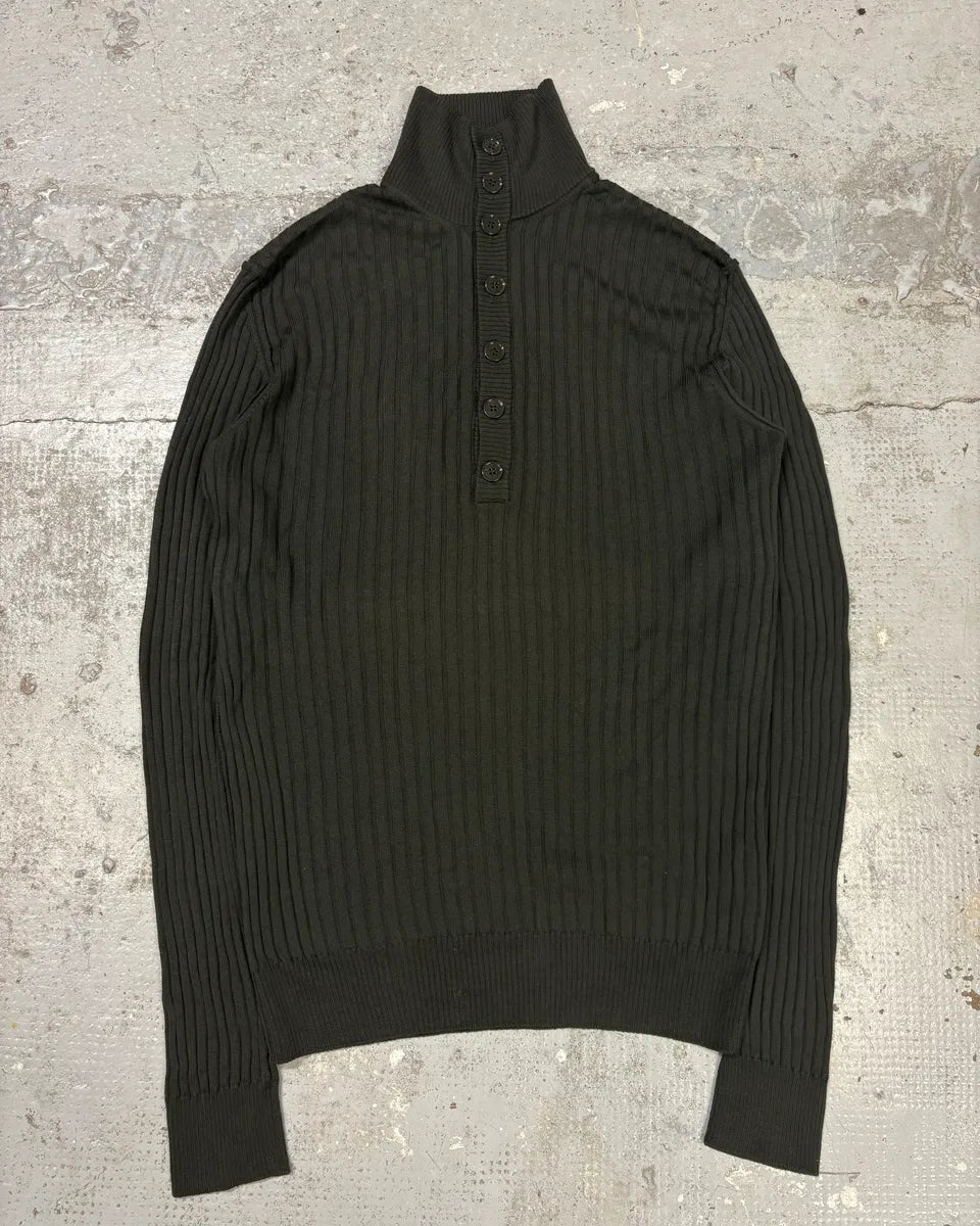 2000s Dolce & Gabbana Black Buttoned Longsleeves Sweater HmbikEq 0