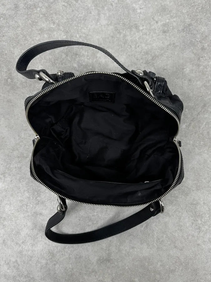 2000s Dolce & Gabbana Black Cargo Zip Handle Bag tGzkiNl 9