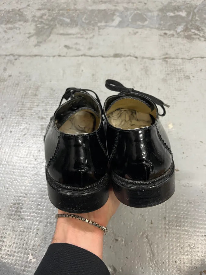 2000s Dolce & Gabbana Black Class Leather Derbies ufSiolb 4