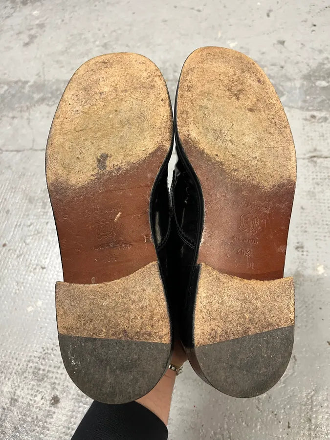 2000s Dolce & Gabbana Black Class Leather Derbies ufSiolb 5