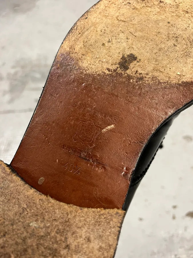 2000s Dolce & Gabbana Black Class Leather Derbies ufSiolb 6