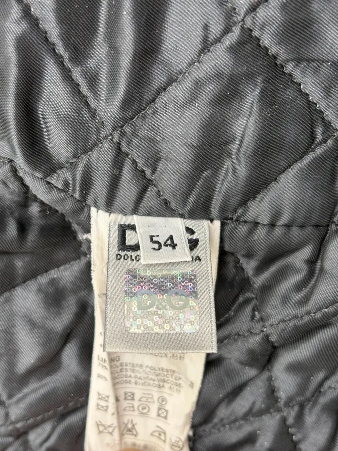 2000s Dolce & Gabbana Black Classy Wool Caban Jacket XHhsVLG 9