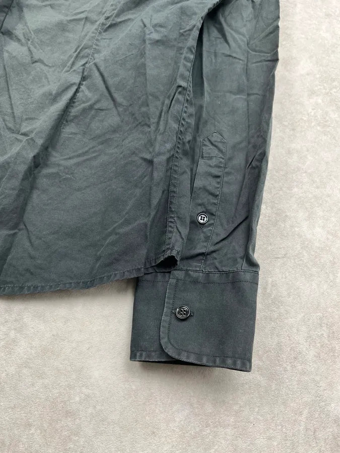 SS2008 Dolce & Gabbana Black Cargo Multi-Pocket Utility Shirt epYVNqD 9