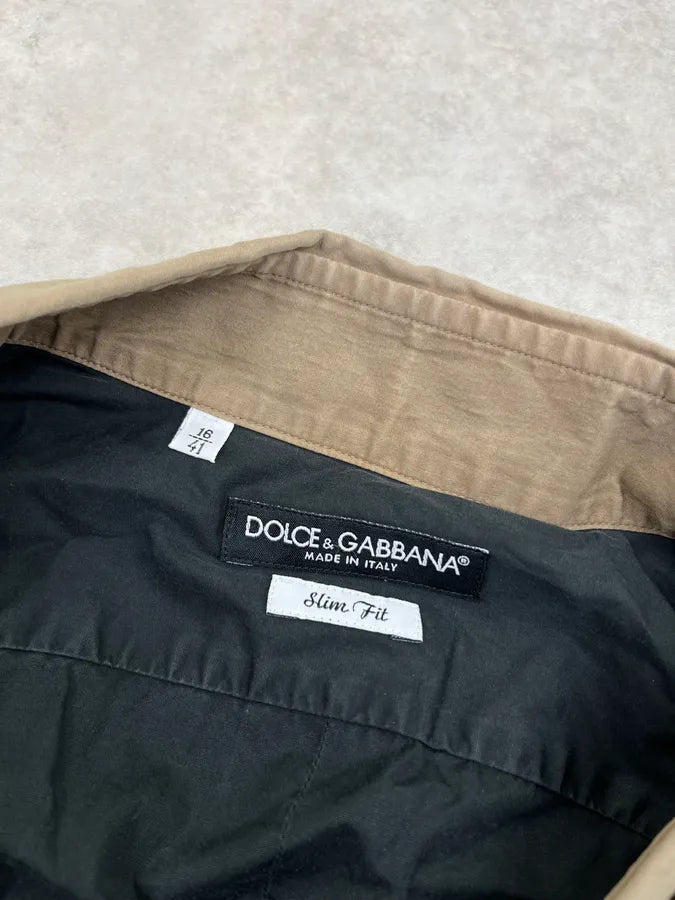 SS2008 Dolce & Gabbana Black Cargo Multi-Pocket Utility Shirt epYVNqD 11