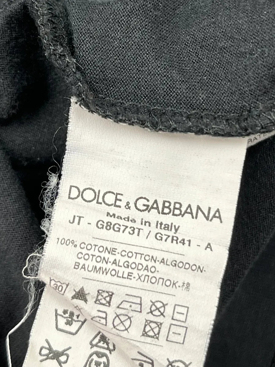 2000s Dolce & Gabbana Black Monica Bellucci T-Shirt rQakAyq 8