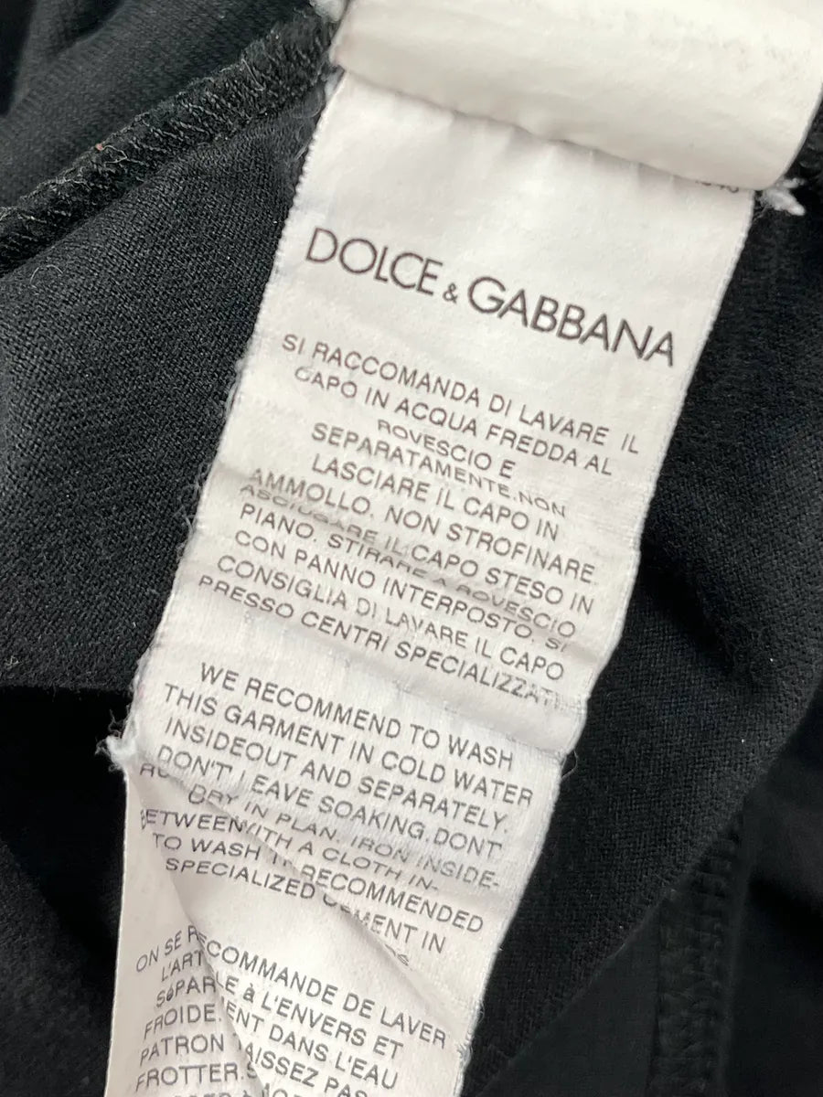 2000s Dolce & Gabbana Black Monica Bellucci T-Shirt rQakAyq 7