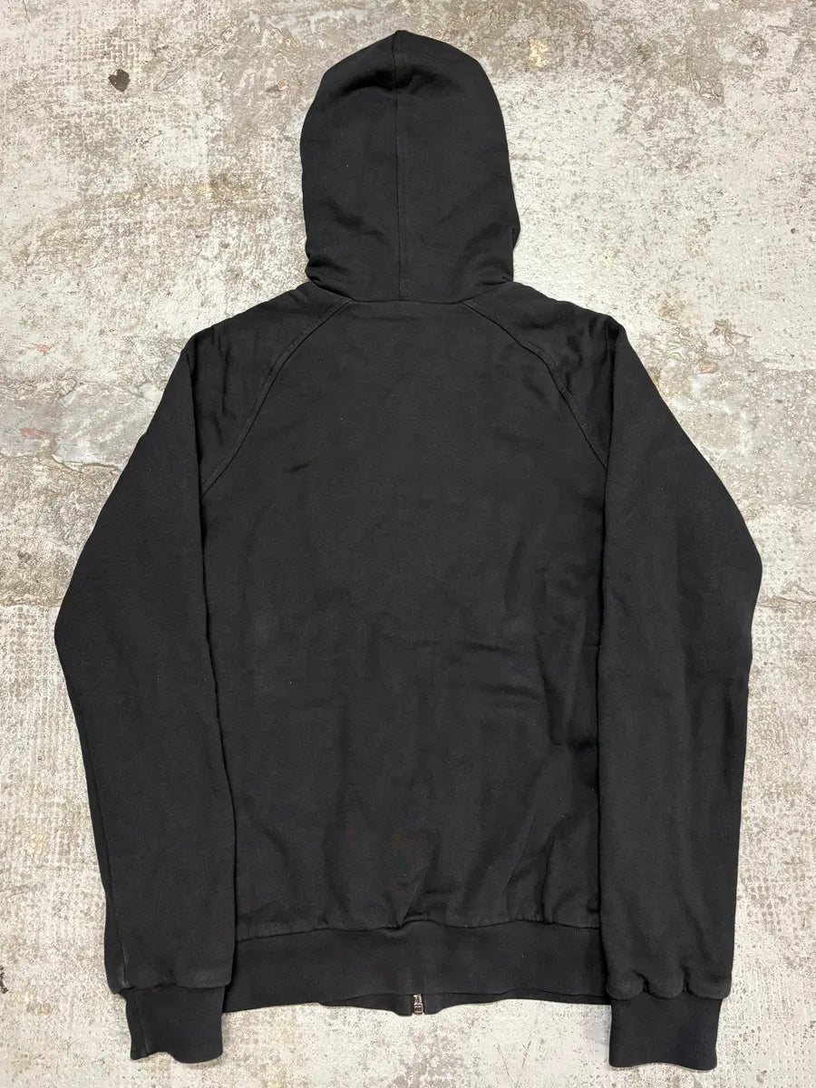 2000s Dolce & Gabbana Black Cozy Zip-up Sweatshirt wxhRqAV 5