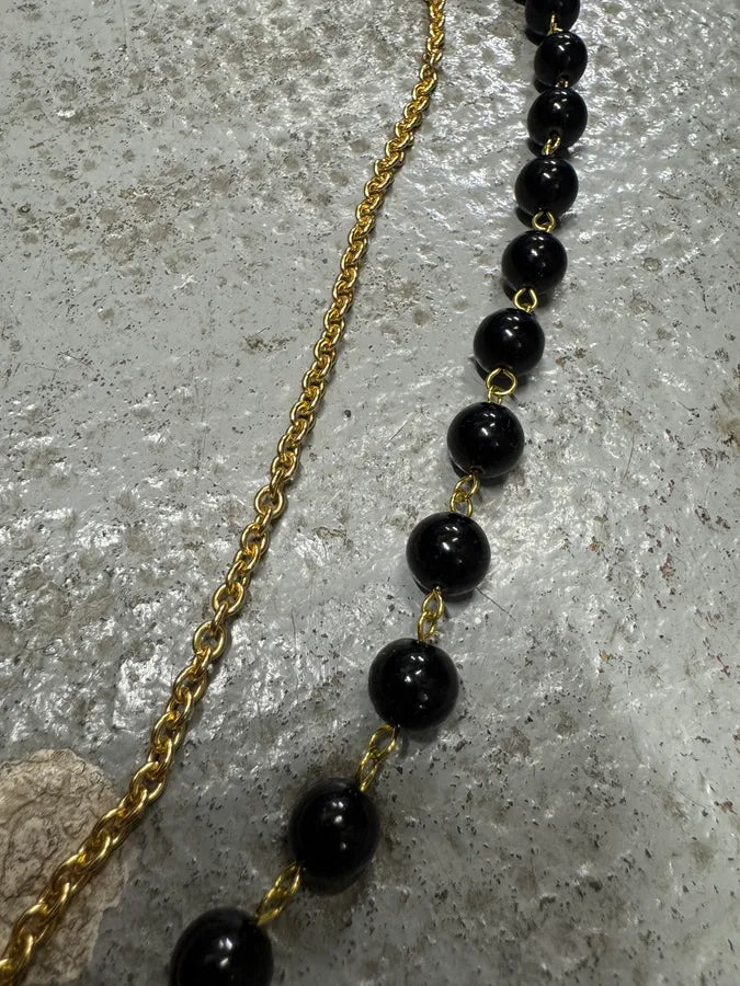 2000s Dolce & Gabbana Black Cross Golden Pendant vuBTNCz 5