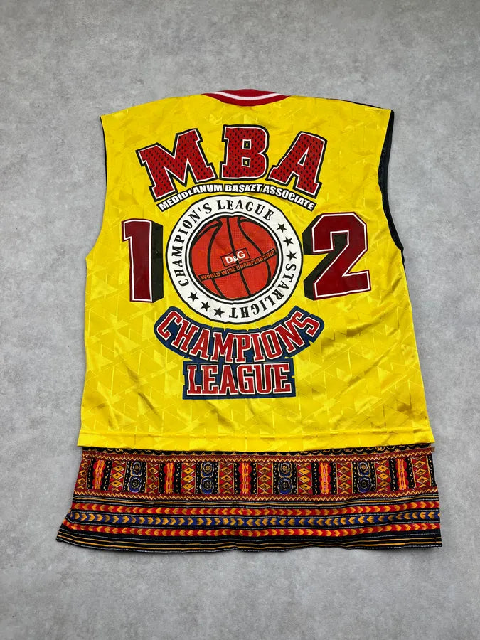 SS2002 Dolce & Gabbana Black Dashiki MBA Tank Top bbKsGna 7