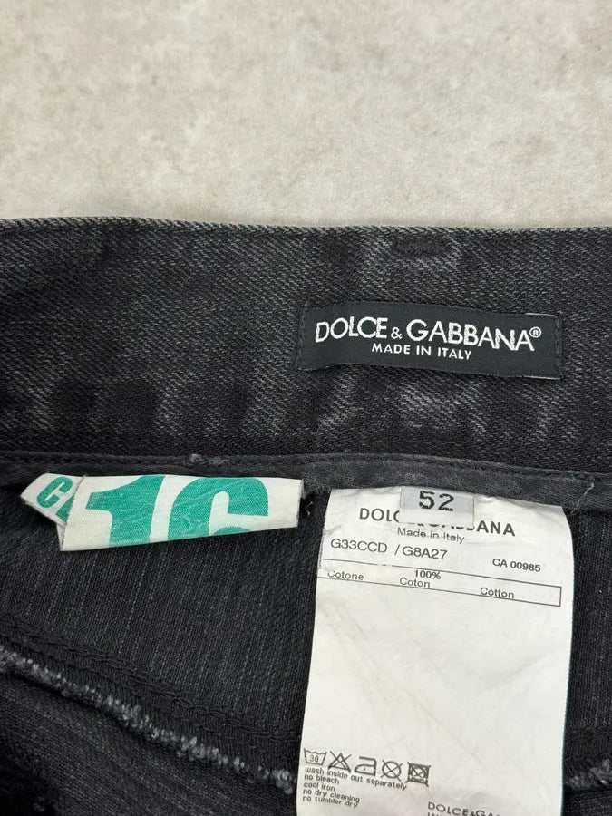2000s Dolce & Gabbana Black Denim Jeans KOJOJJp 8