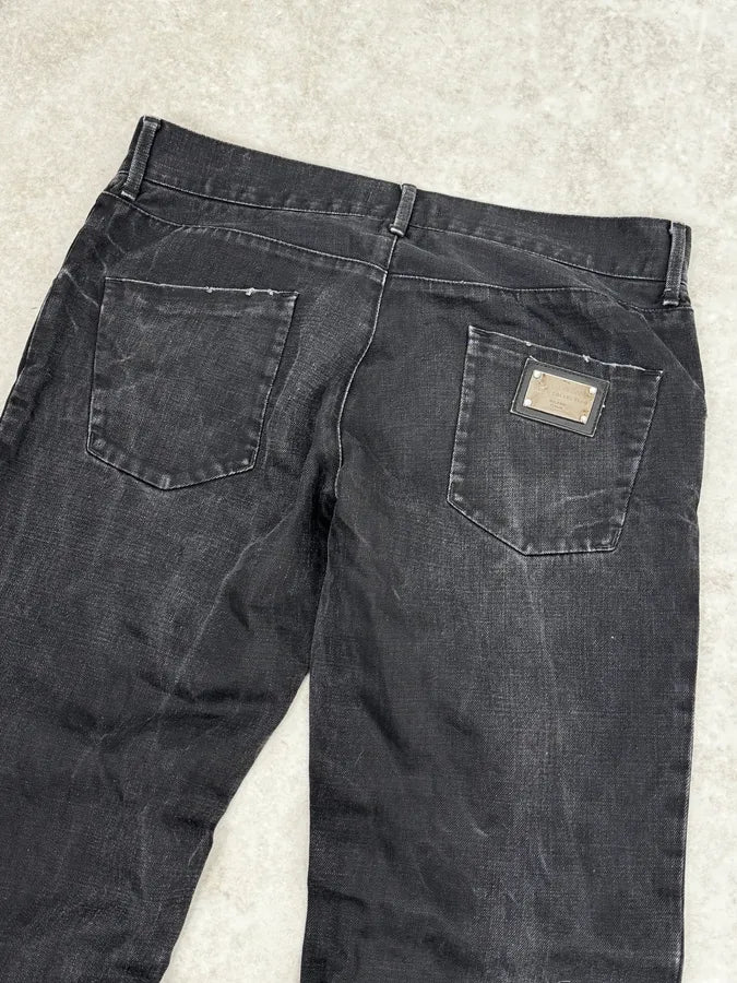 2000s Dolce & Gabbana Black Denim Jeans KOJOJJp 6