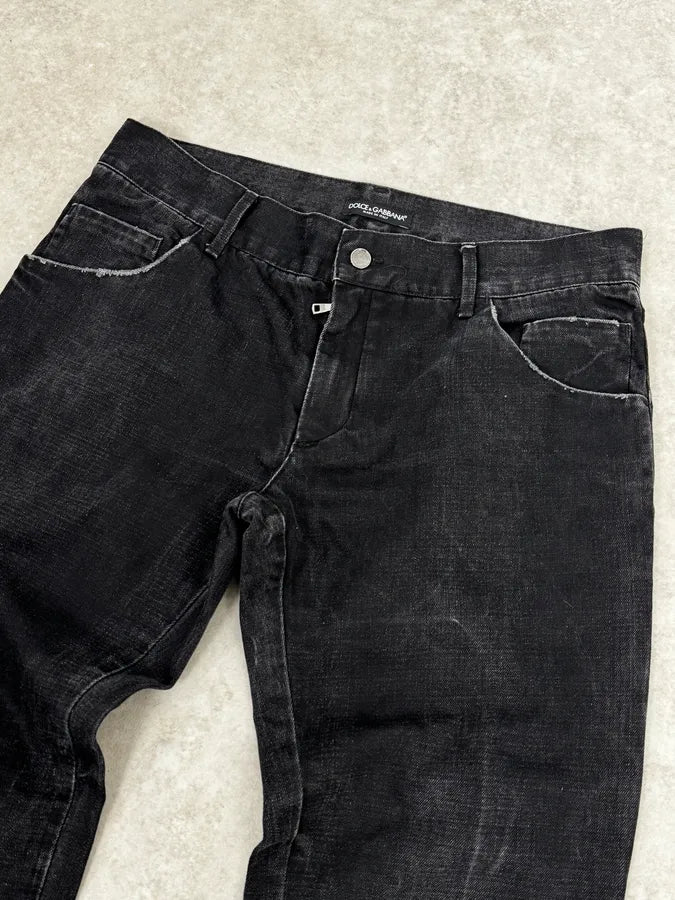 2000s Dolce & Gabbana Black Denim Jeans KOJOJJp 5