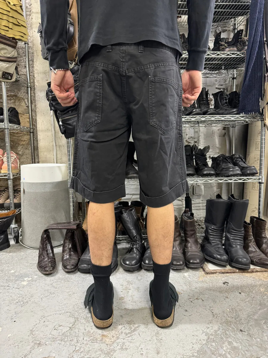 2000s Dolce & Gabbana Black Denim Shorts KXnQslq 4
