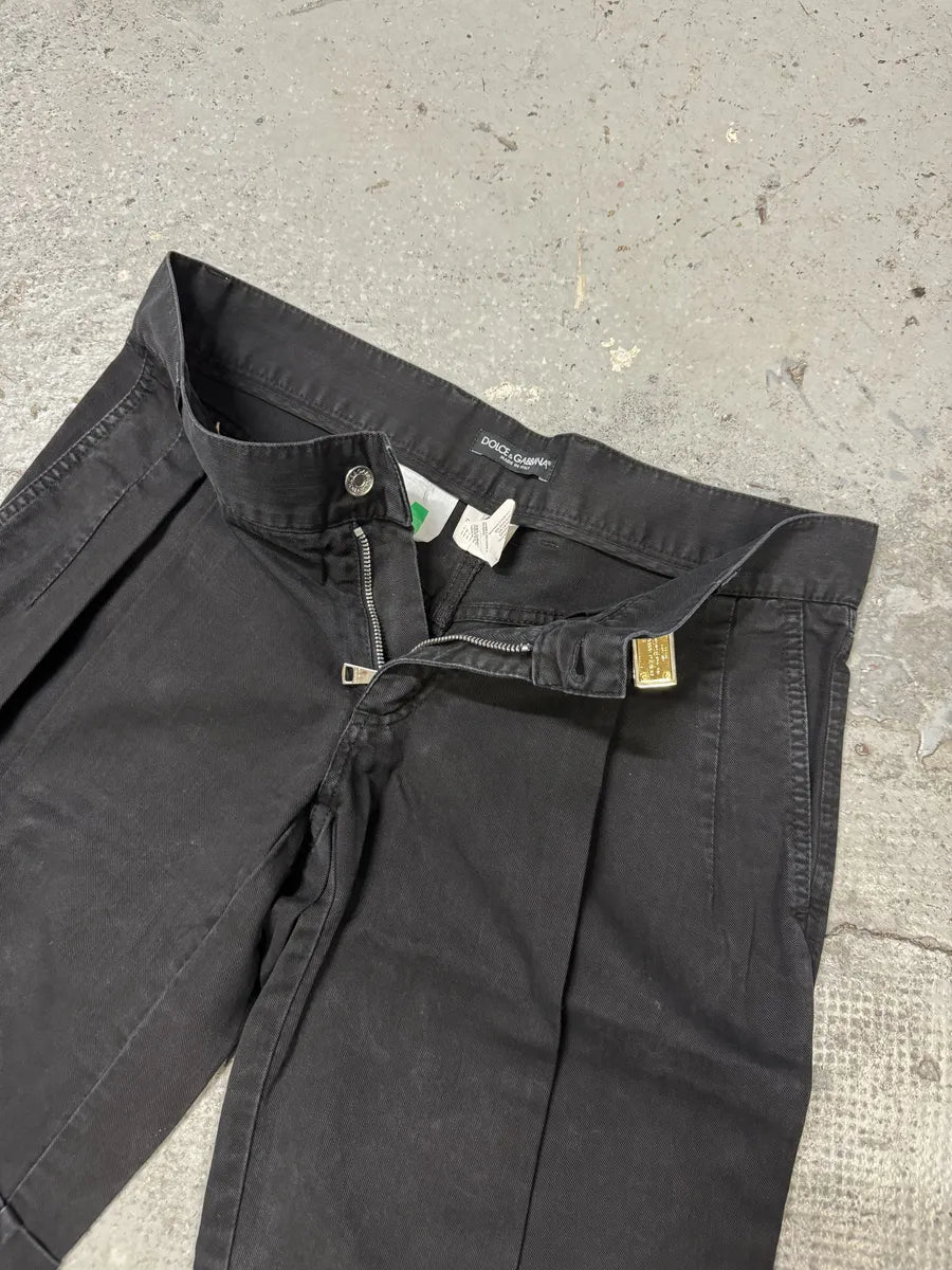 2000s Dolce & Gabbana Black Denim Shorts KXnQslq 7