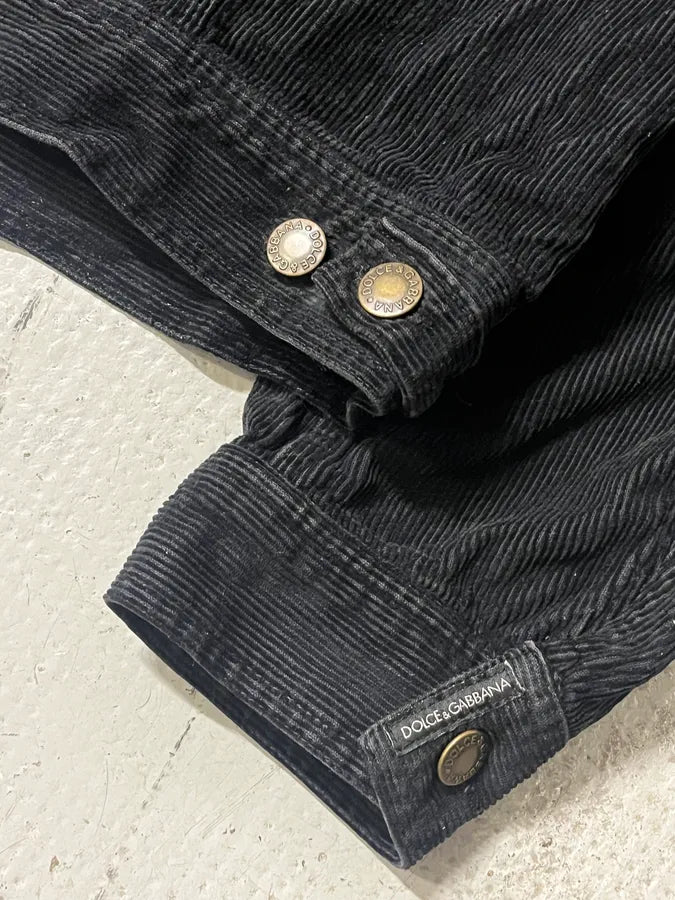 2000s Dolce & Gabbana Black Distressed Denim Jacket rrfoUmu 5