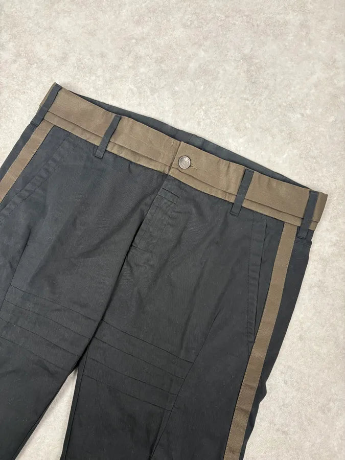 2000s Dolce & Gabbana Black Double Waisted Tailored Pants gvwRhbl 4