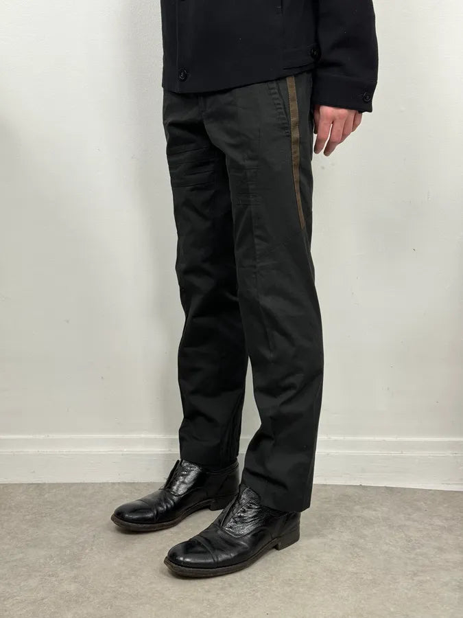 2000s Dolce & Gabbana Black Double Waisted Tailored Pants gvwRhbl 2