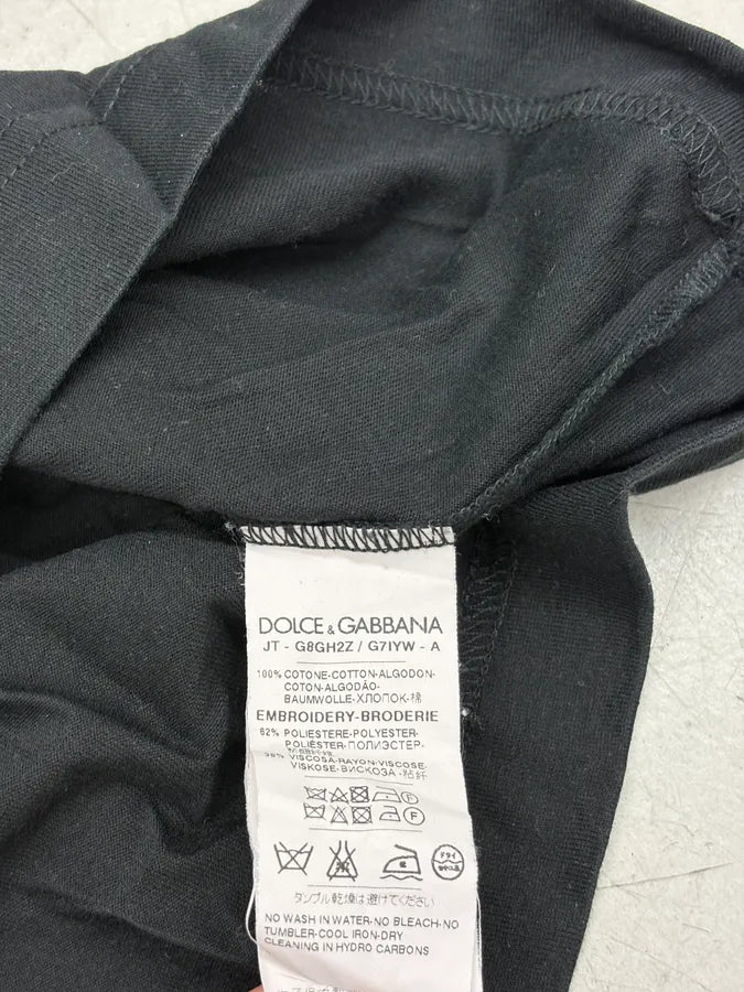 AW2016 Dolce & Gabbana Black Dual Guns T-Shirt KbDggTQ 9