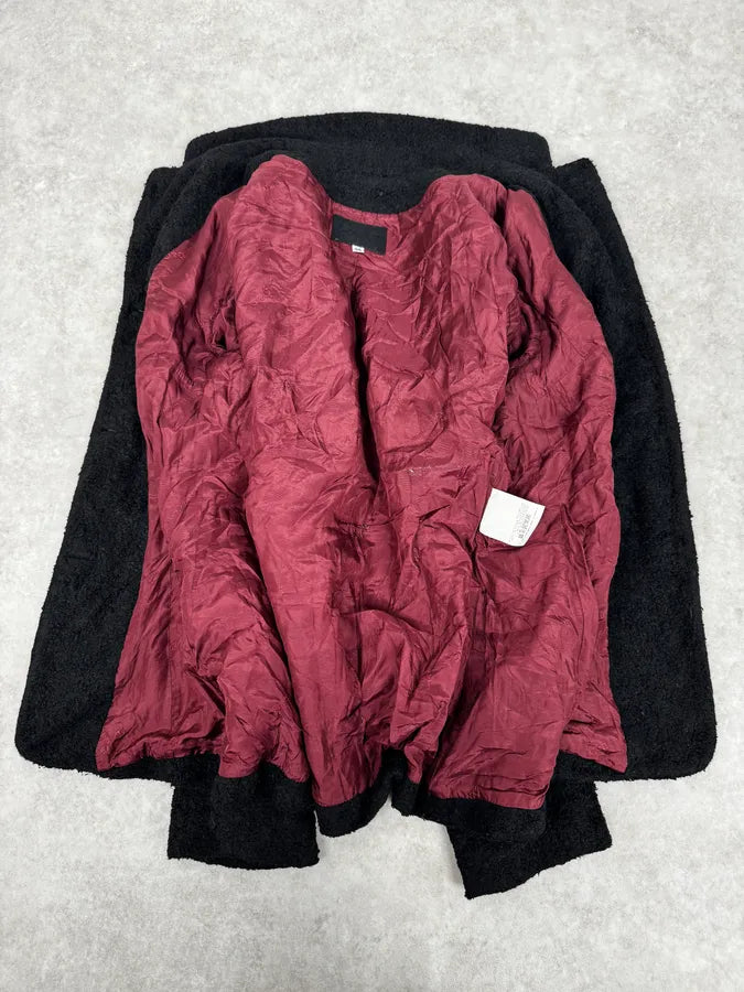 2000s Dolce & Gabbana Black Fur Blazer Jacket VNYhZsk 7