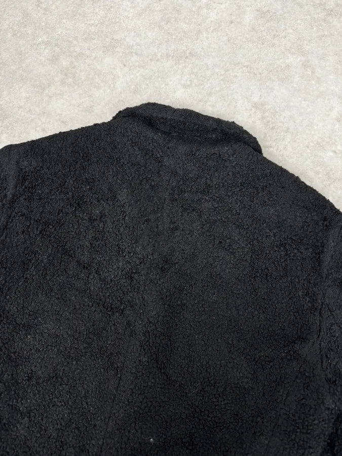 2000s Dolce & Gabbana Black Fur Blazer Jacket VNYhZsk 6