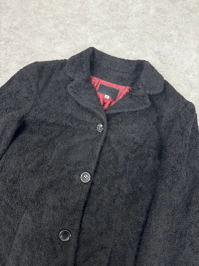 2000s Dolce & Gabbana Black Fur Blazer Jacket VNYhZsk 5