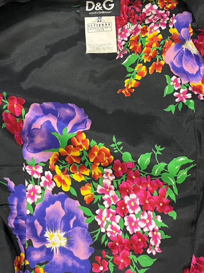 2000s Dolce & Gabbana Black Fur Laced Trucker Jacket yrCnuGo 9