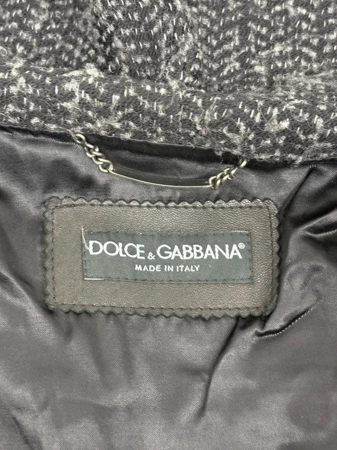 2010s Dolce & Gabbana Black Hooded Biker Leather Jacket mnVXLxS 10