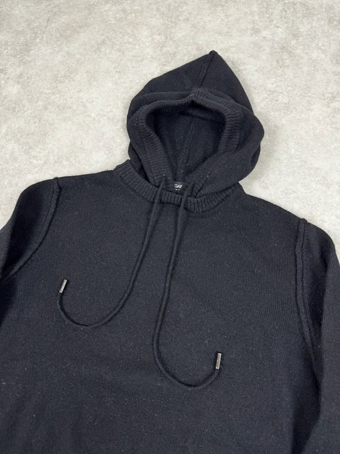 2000s Dolce & Gabbana Black Hooded Wool Sweater cHyPIsW 4