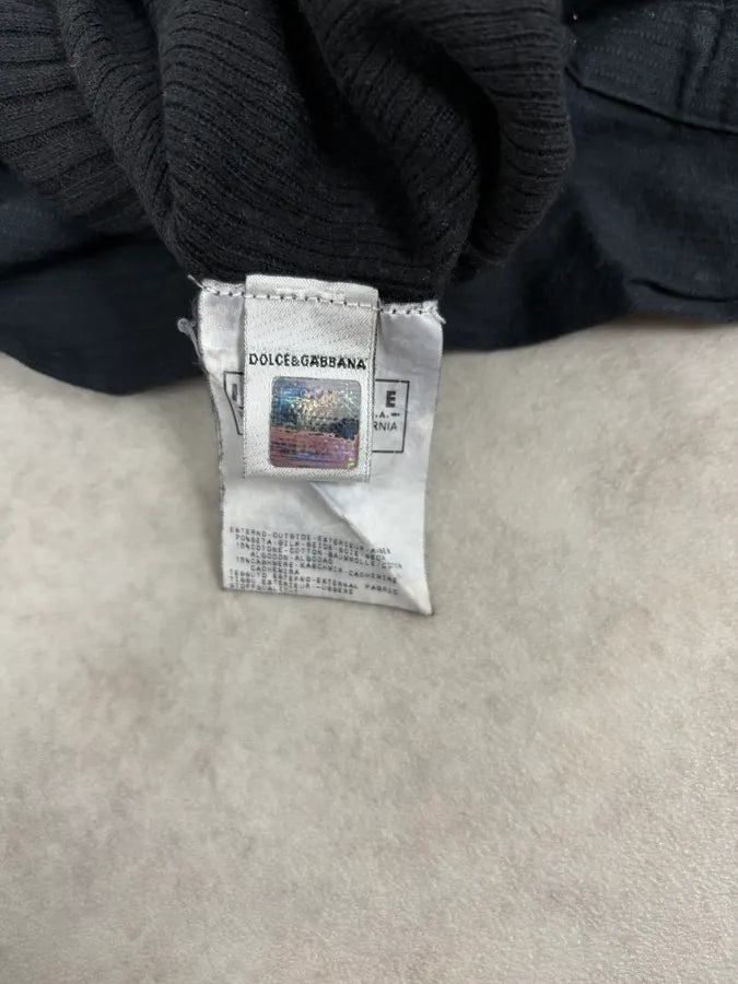 2000s Dolce & Gabbana Black Hybrid Shirt Sweater EHLKvxy 7