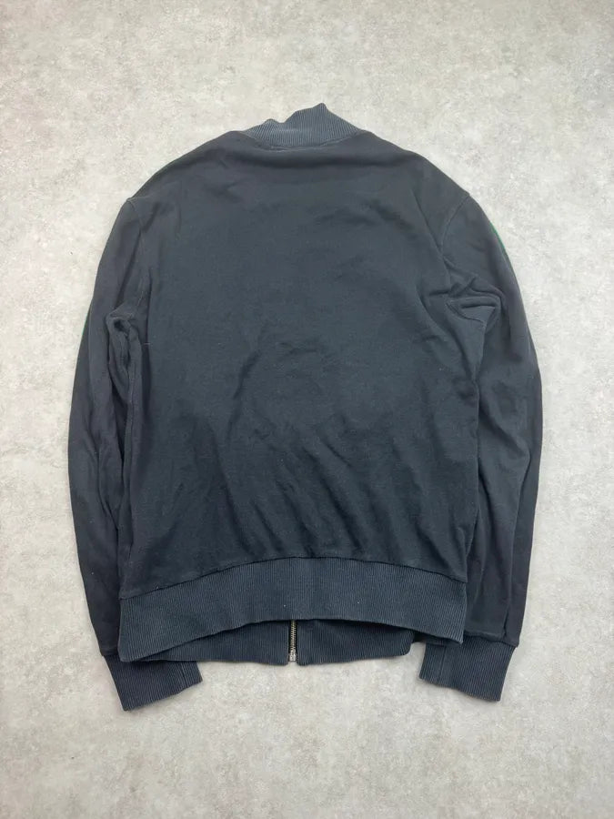 2000s Dolce & Gabbana Black Italian Stripes Zip Sweater GeplOha 7