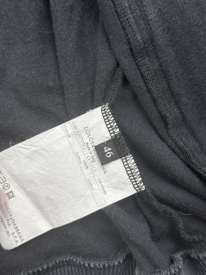 2000s Dolce & Gabbana Black Italian Stripes Zip Sweater GeplOha 9