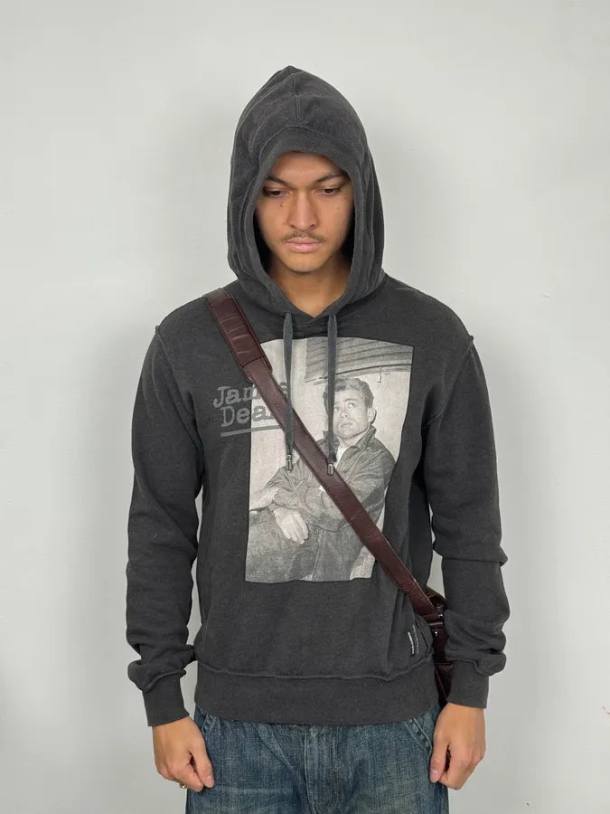 2000s Dolce & Gabbana Black James Dean Hoodie uBaxVGG 0