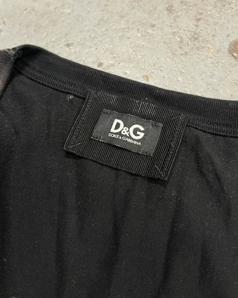 2000s Dolce & Gabbana Black Jungle Print Tank Top rKXQEyS 8