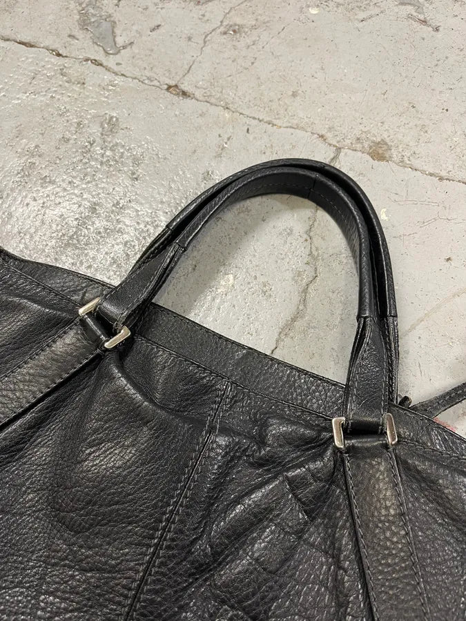 2000s Dolce & Gabbana Black Kati Multi Zips Handle Bag smFGzJZ 3
