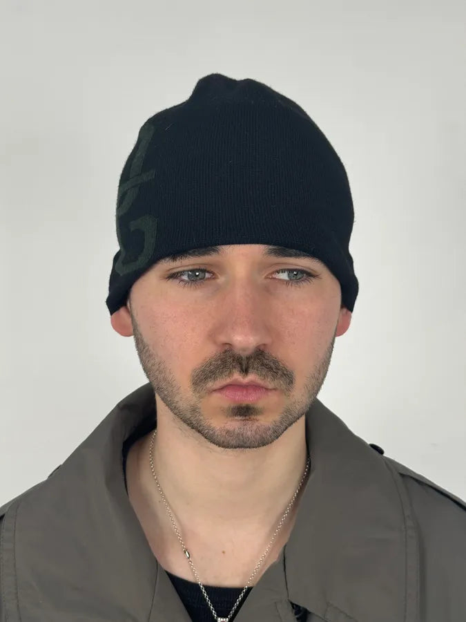 2000s Dolce & Gabbana Black Khaki Beanie KGiGuWN 1