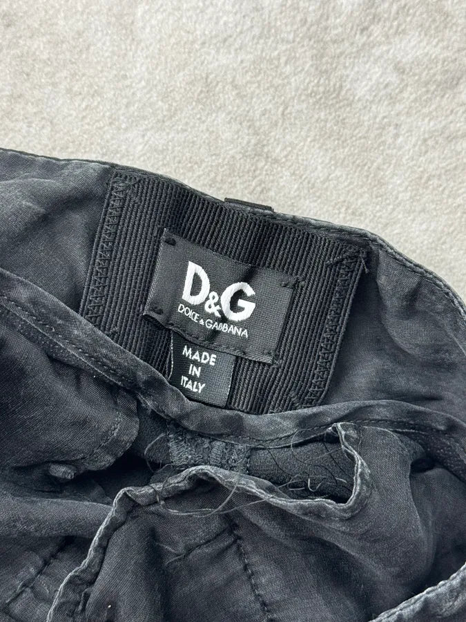 2000s Dolce & Gabbana Black Lace Pants gkpxamS 8