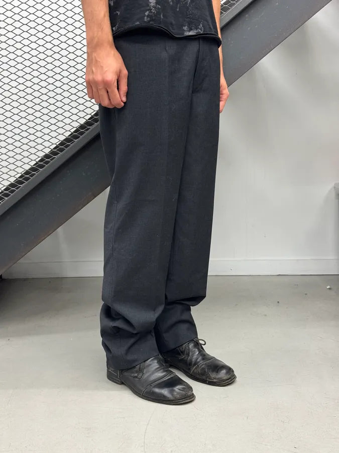 AW1999 Dolce & Gabbana Dark Grey Large Classy Tailored Pants BIxogZy 1