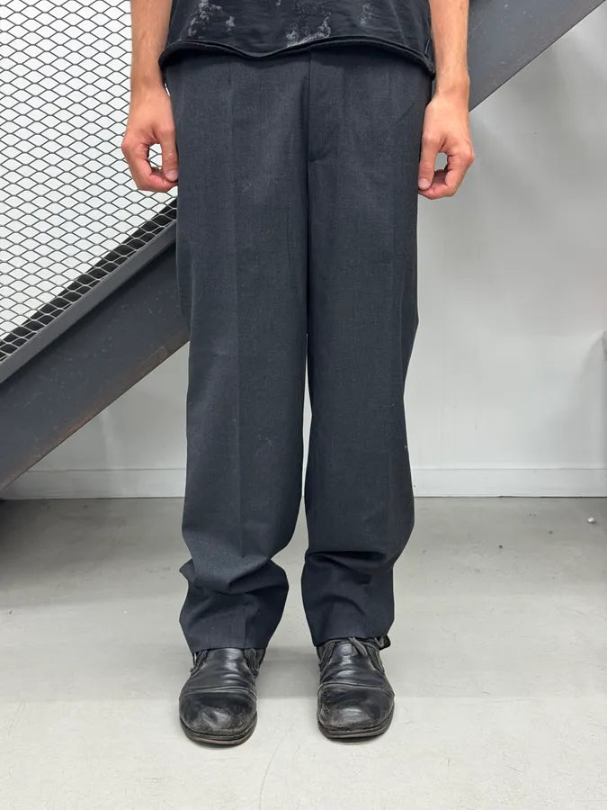 AW1999 Dolce & Gabbana Dark Grey Large Classy Tailored Pants BIxogZy 0