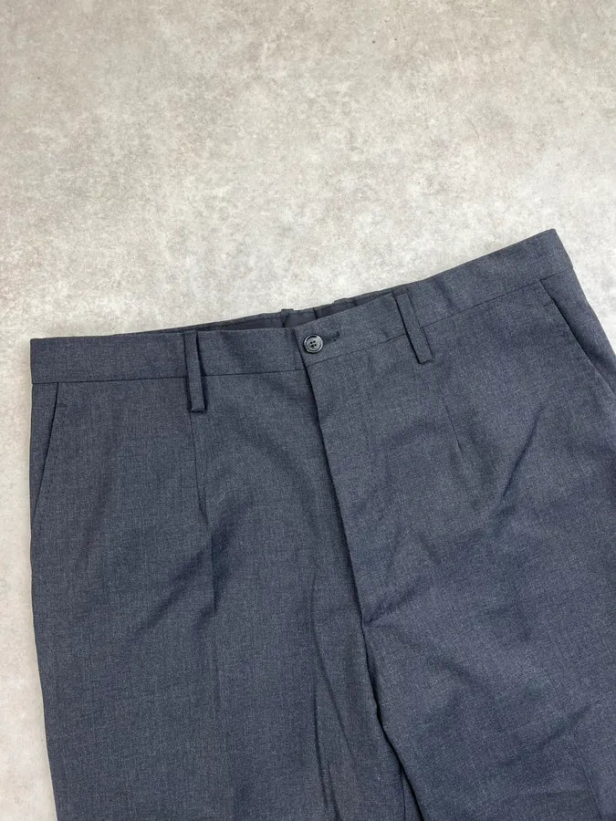 AW1999 Dolce & Gabbana Dark Grey Large Classy Tailored Pants BIxogZy 4