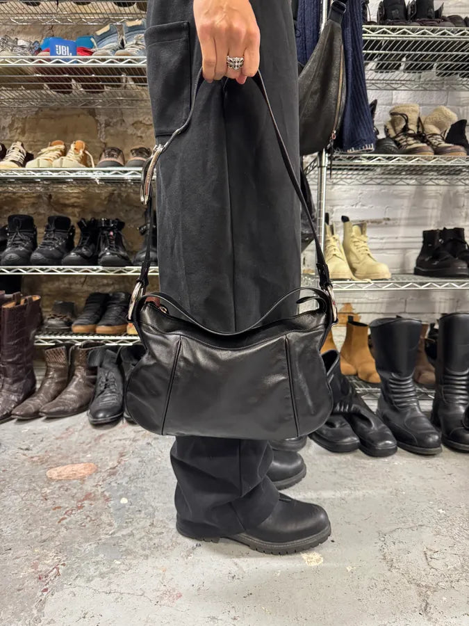 2000s Dolce & Gabbana Black Leather Bag (OS) hFUiPKj 1