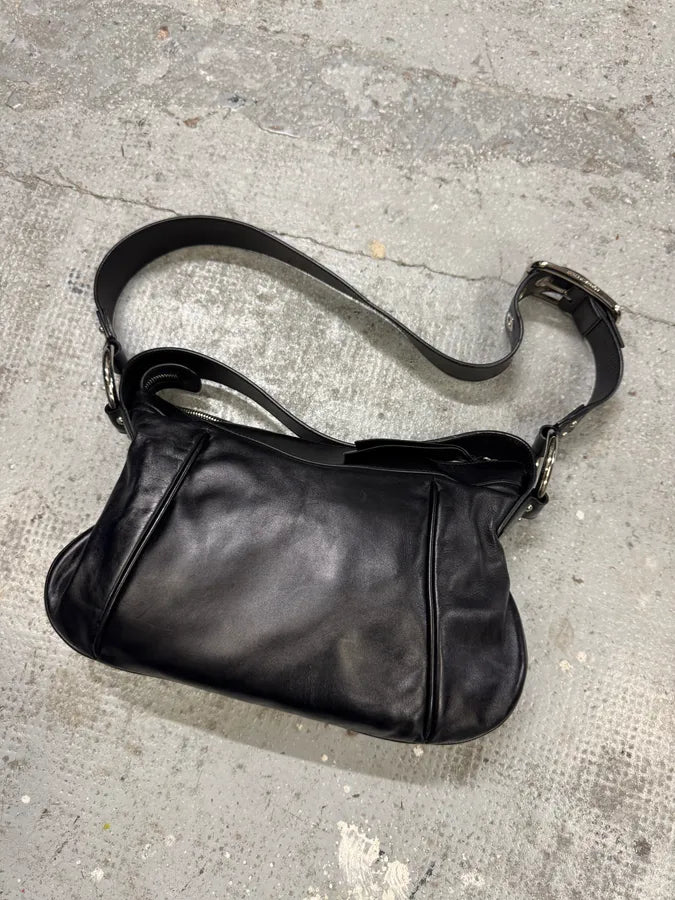 2000s Dolce & Gabbana Black Leather Bag (OS) hFUiPKj 3