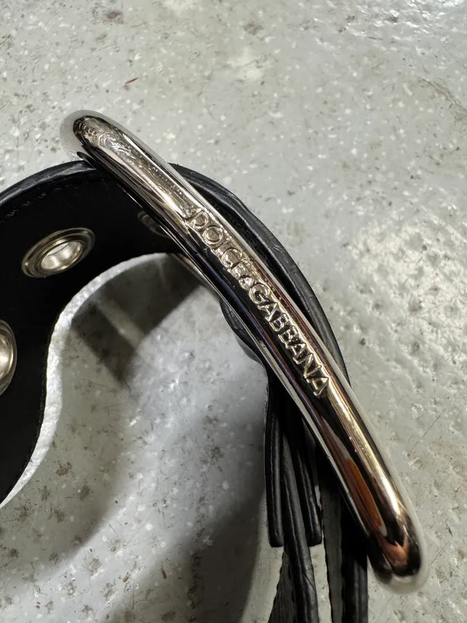 2000s Dolce & Gabbana Black Leather Bag (OS) hFUiPKj 4