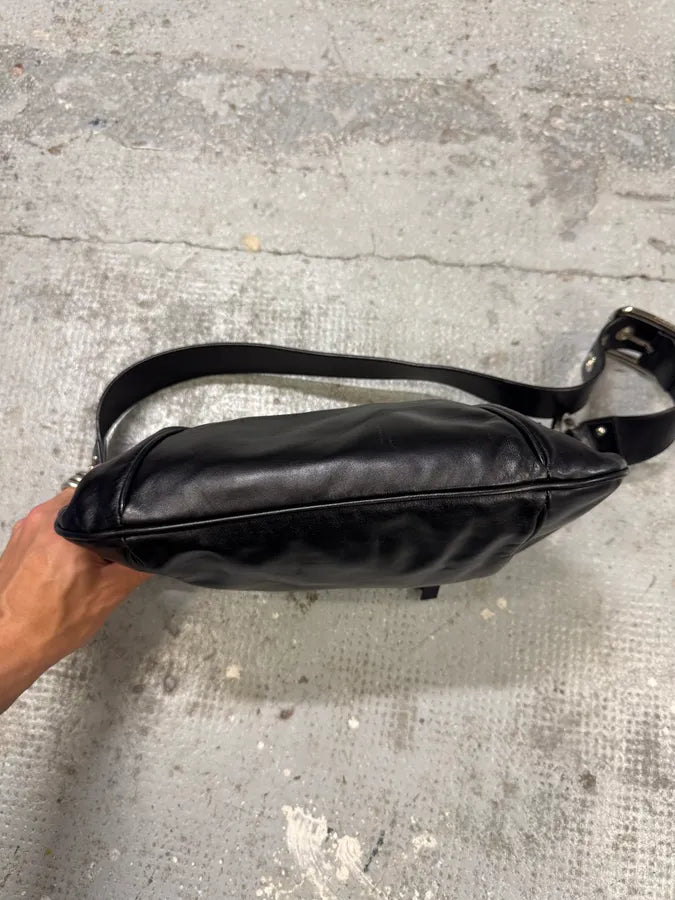 2000s Dolce & Gabbana Black Leather Bag (OS) hFUiPKj 5