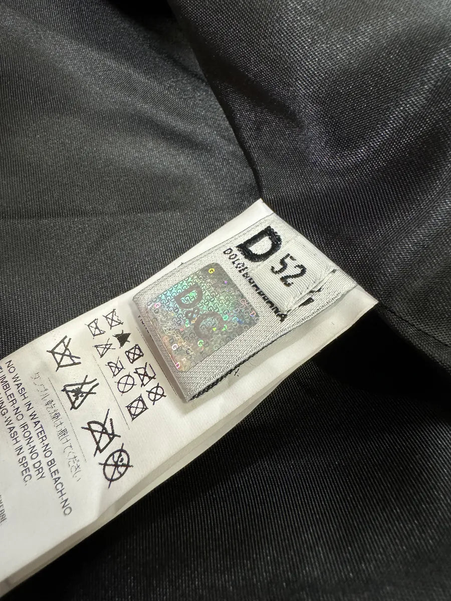 2000s Dolce & Gabbana Black Leather Biker Jacket GsgjQcE 11